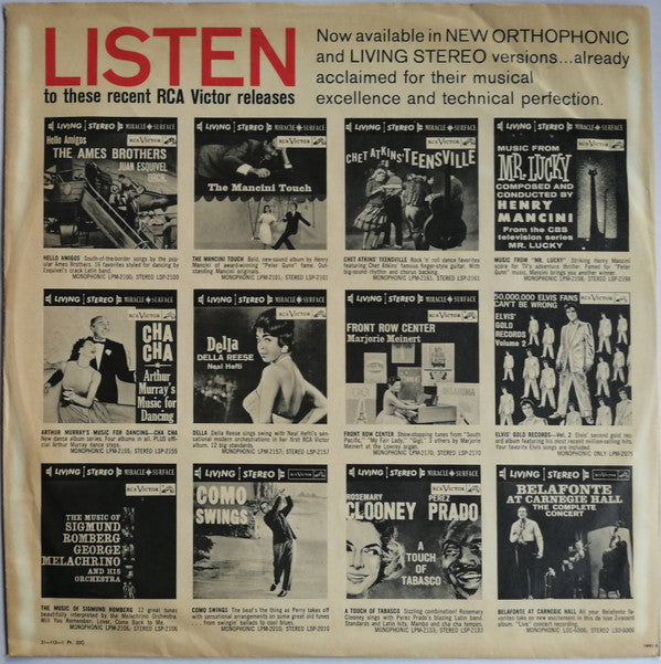Winterhalter, Hugo - Hugo Winterhalter Goes . . . Latin (VG) (Vinyl LP)