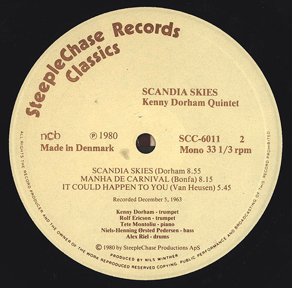 Dorham, Kenny Quintet - Scandia Skies (Vinyl, NM or M-) (Vinyl LP)