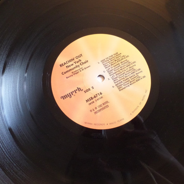 New York Community Choir - Reachin' Out (VG+) (Vinyl LP)
