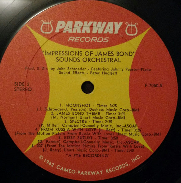 Sounds Orchestral - Impressions Of James Bond (VG+) (Vinyl LP)