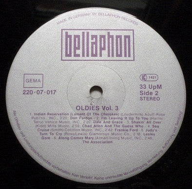 Various - Oldies - Original Stars Vol. 3 (Vinyl, VG+) (Vinyl LP)