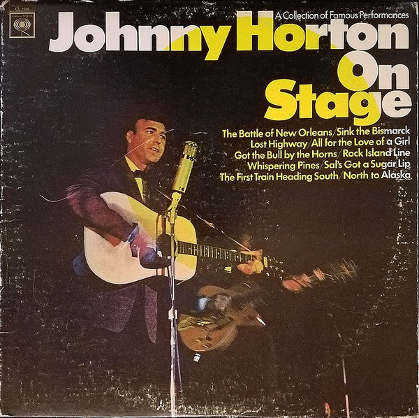Horton, Johnny - Johnny Horton On Stage (VG) (Vinyl LP)