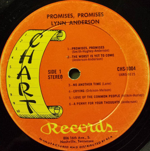 Anderson, Lynn - Promises, Promises (VG+) (Vinyl LP)