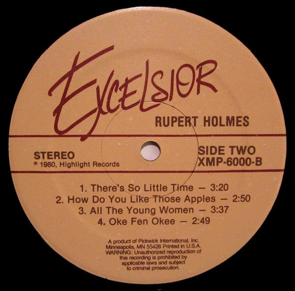 Holmes, Rupert - Rupert Holmes (M) (Vinyl LP)