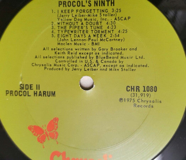 Procol Harum - Procol's Ninth (VG+) (Vinyl LP)