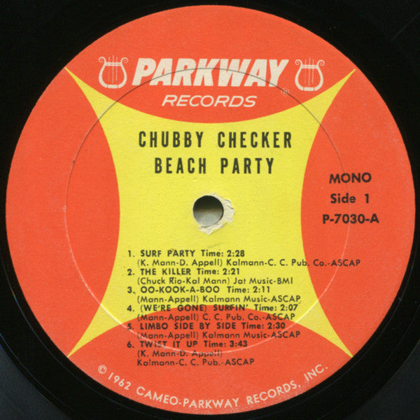 Chubby Checker - Beach Party (VG) (Vinyl LP)