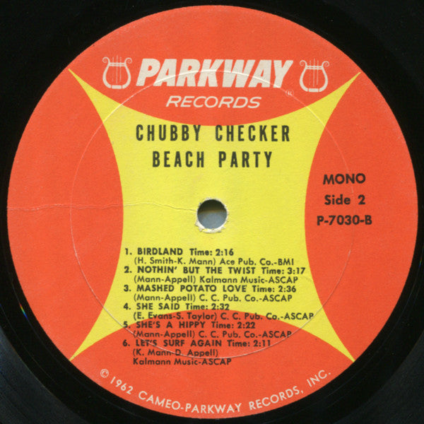 Chubby Checker - Beach Party (VG) (Vinyl LP)