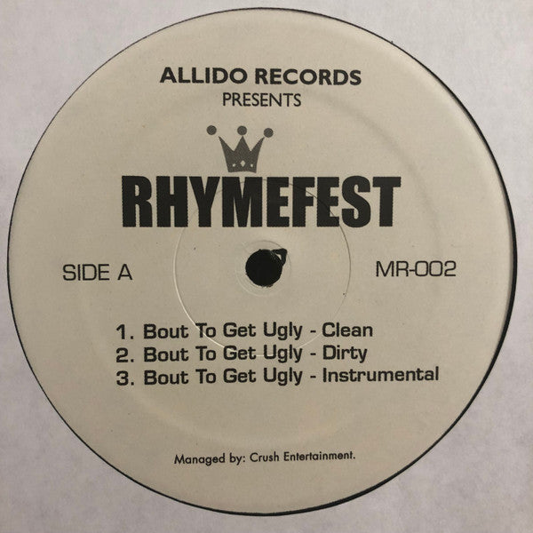 Rhymefest - Bout to Get Ugly (VG+) (Vinyl LP)