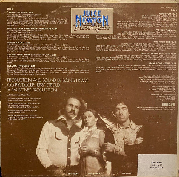 Newton, Juice & Silver Spur - Juice Newton & Silver Spur (VG+) (Vinyl LP)
