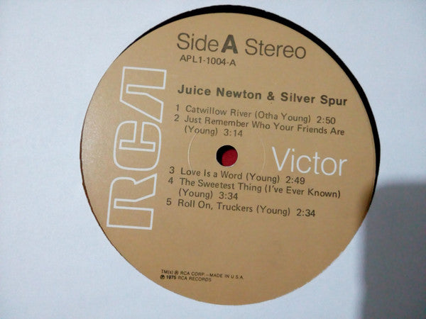 Newton, Juice & Silver Spur - Juice Newton & Silver Spur (VG+) (Vinyl LP)