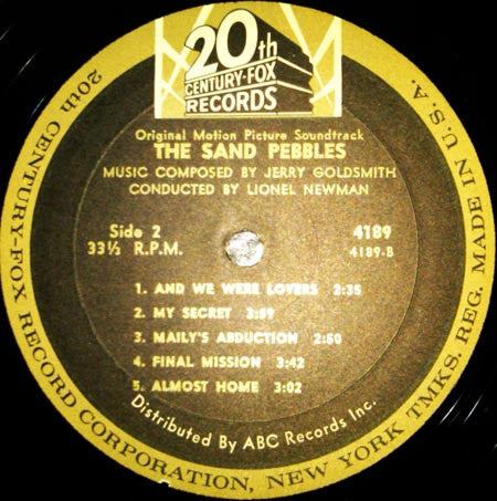 The Sand Pebbles (VG) (Vinyl LP)