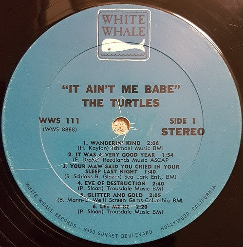 Turtles - It Ain't Me Babe (VG) (Vinyl LP)