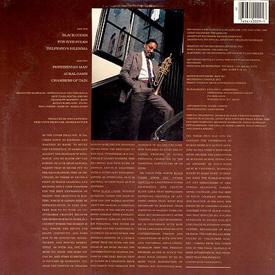 Marsalis, Wynton - Black Codes (From The Underground) (Vinyl, VG+) (Vinyl LP)