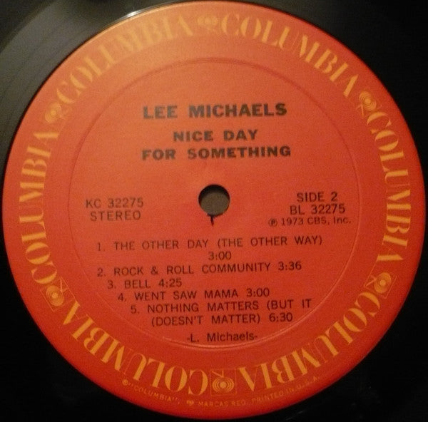 Michaels, Lee - Nice Day For Something (VG+) (Vinyl LP)