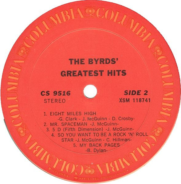Byrds - The Byrds' Greatest Hits (Vinyl, VG) (Vinyl LP)
