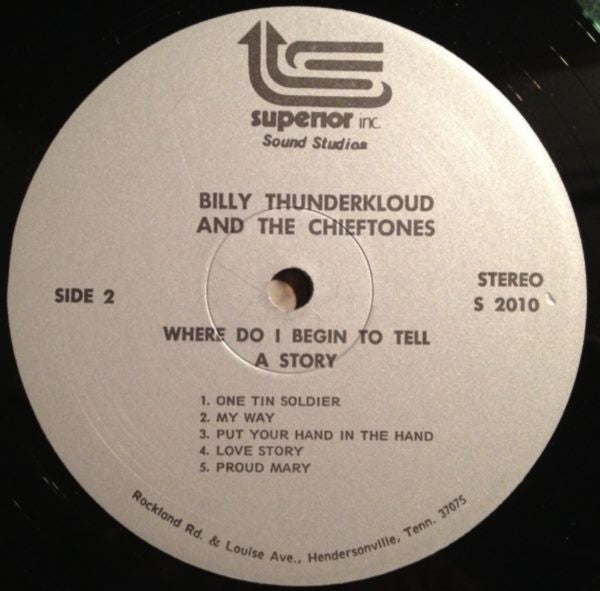 Thunderkloud, Billy And The Chieftones - Where Do I Begin To Tell A Story (VG+) (Vinyl LP)