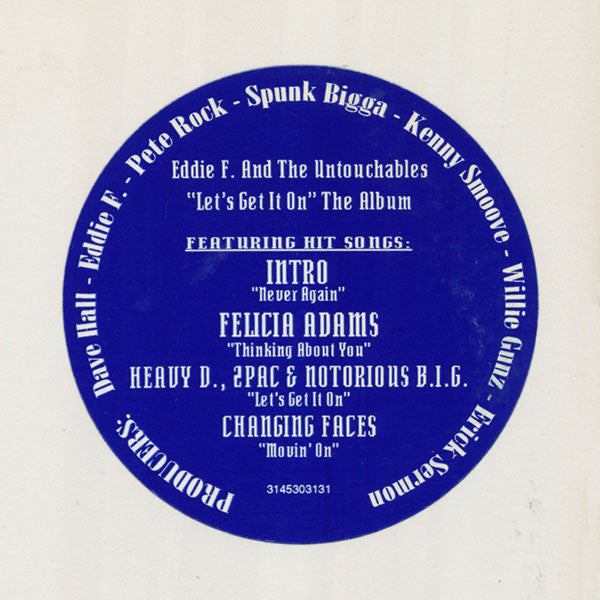 Eddie F. And The Untouchables  - "Let's Get It On" The Album (VG+) (Vinyl LP)