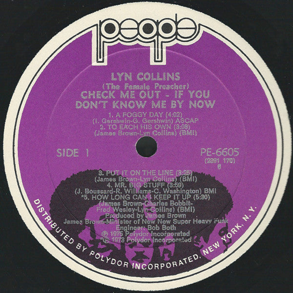Collins, Lyn - Check Me Out If You Don't Know Me By Now (VG) (Vinyl LP)
