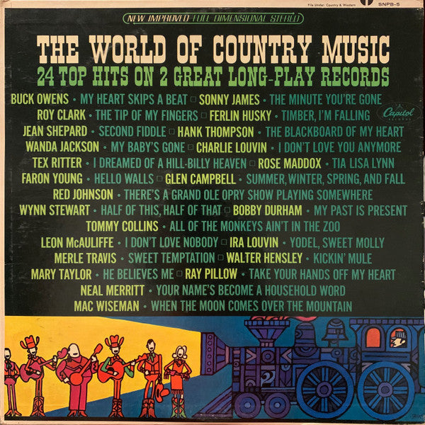Various - The World Of Country Music (Vinyl, VG+) (Vinyl LP)