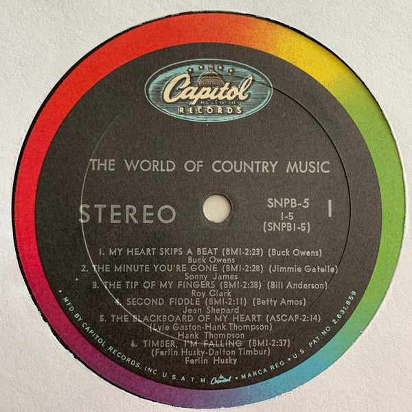 Various - The World Of Country Music (Vinyl, VG+) (Vinyl LP)