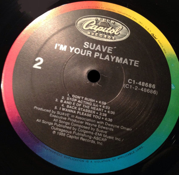 Suave - I'm Your Playmate (VG+) (Vinyl LP)