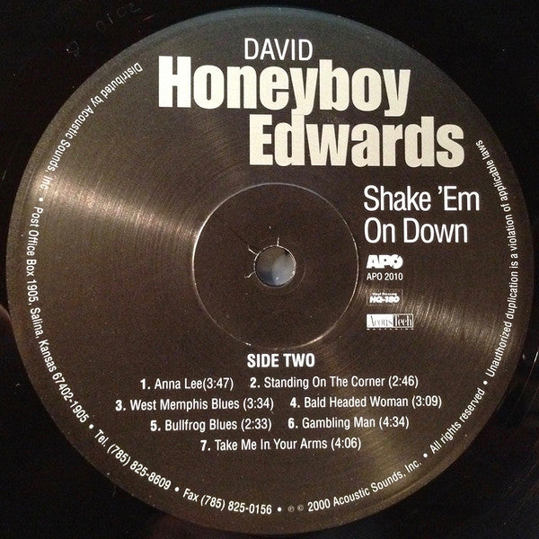 Edwards, David Honeyboy - Shake 'Em On Down (Vinyl, VG+) (Vinyl LP)