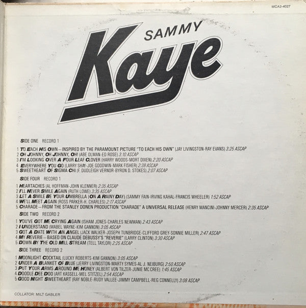 Kaye, Sammy - The Best Of Sammy Kaye (M) (Vinyl LP)