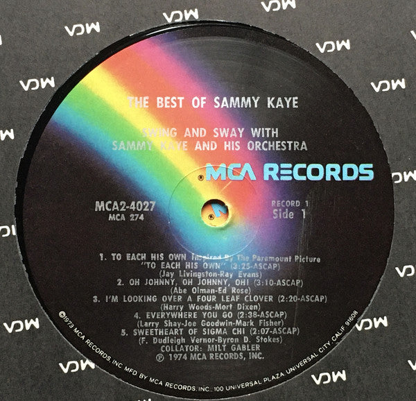 Kaye, Sammy - The Best Of Sammy Kaye (M) (Vinyl LP)