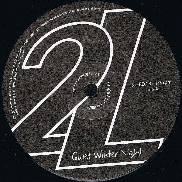 Hoff Ensemble - Quiet Winter Night - An Acoustic Jazz-Project (NM or M-) (Vinyl LP)
