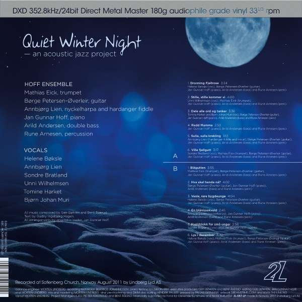 Hoff Ensemble - Quiet Winter Night - An Acoustic Jazz-Project (NM or M-) (Vinyl LP)