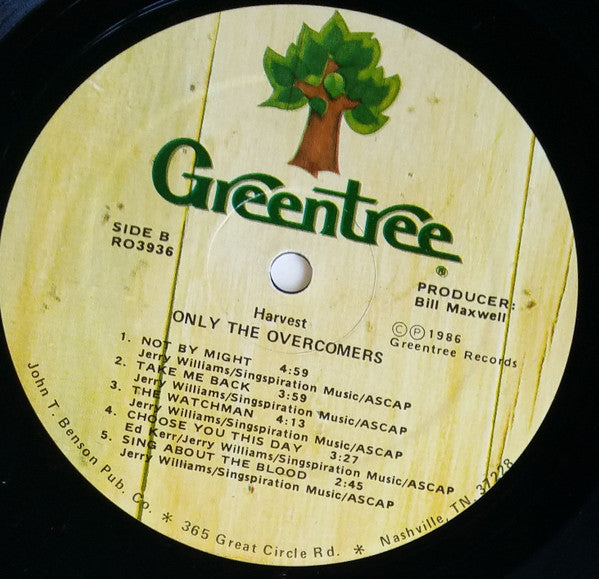 Harvest  - Only The Overcomers (VG) (Vinyl LP)