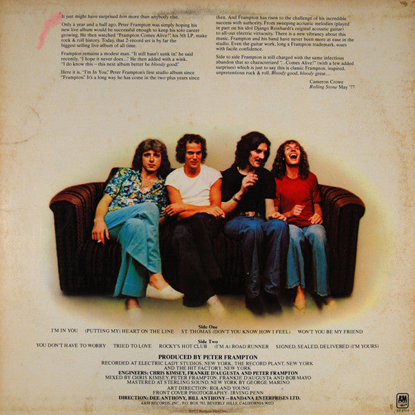 Frampton, Peter - I'm In You (VG+) (Vinyl LP)