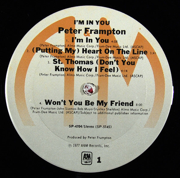 Frampton, Peter - I'm In You (VG+) (Vinyl LP)