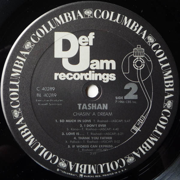 Tashan - Chasin' A Dream (VG+) (Vinyl LP)
