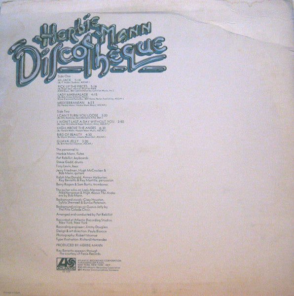 Mann, Herbie - Discothèque (Vinyl, VG+) (Vinyl LP)
