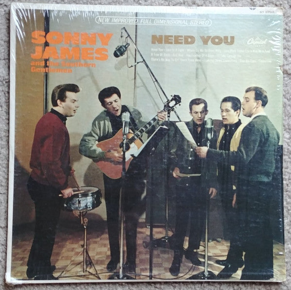 James, Sonny And The Southern Gentlemen - Need You (VG) (Vinyl LP)