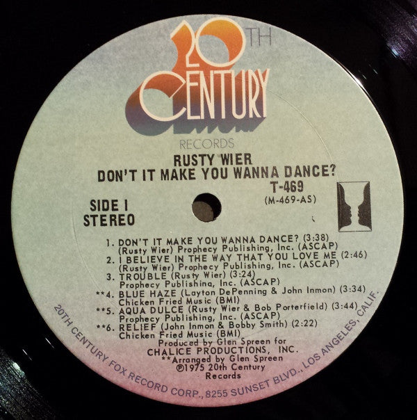 Wier, Rusty - Don't It Make You Wanna Dance? (VG) (Vinyl LP)