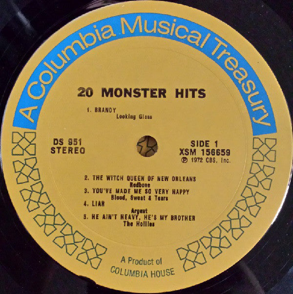 Various - 20 Monster Hits (VG+) (Vinyl LP)