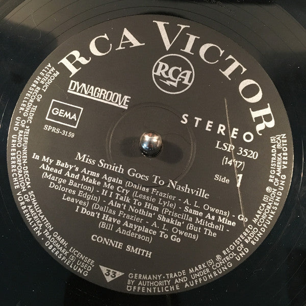 Smith, Connie - Miss Smith Goes To Nashville (VG+) (Vinyl LP)