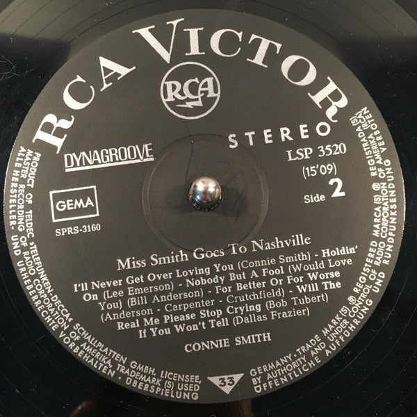Smith, Connie - Miss Smith Goes To Nashville (VG+) (Vinyl LP)