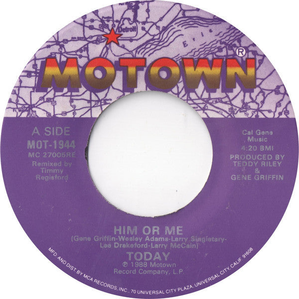 Today - Him Or Me (VG+) (Vinyl LP)