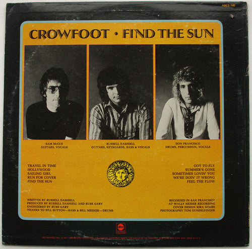 Crowfoot - Find The Sun (VG) (Vinyl LP)
