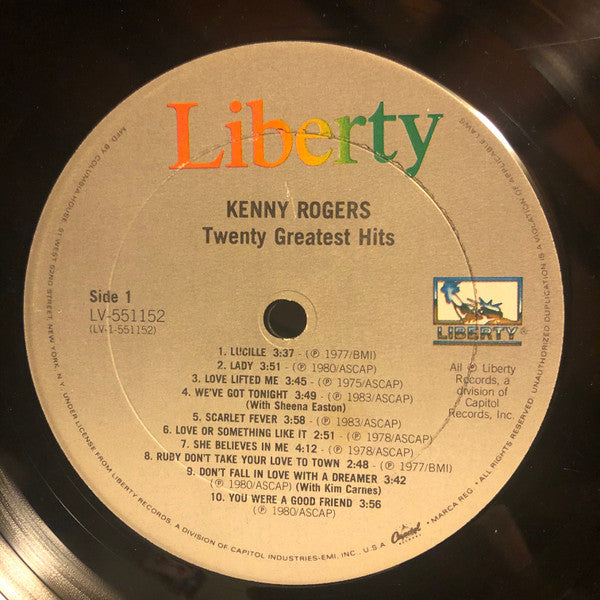 Rogers, Kenny - Twenty Greatest Hits (Vinyl, M) (Vinyl LP)