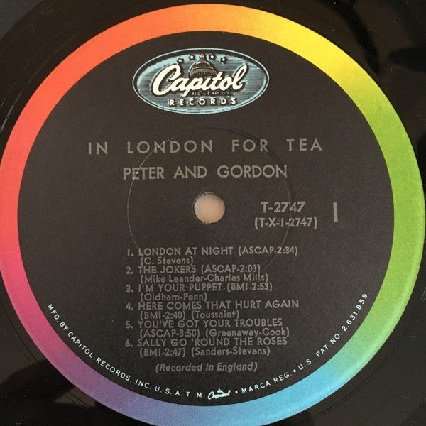 Peter & Gordon - In London For Tea (VG) (Vinyl LP)