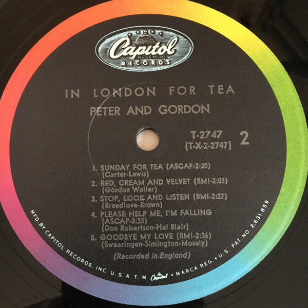 Peter & Gordon - In London For Tea (VG) (Vinyl LP)