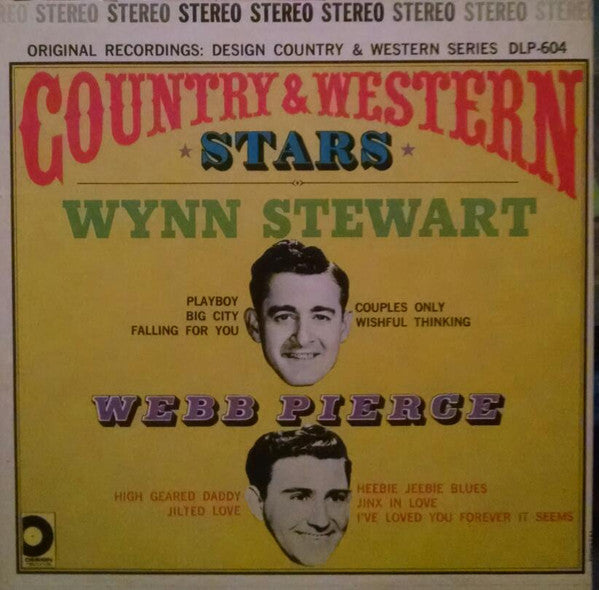 Stewart, Wynn / Webb Pierce - Country & Western Stars (VG+) (Vinyl LP)