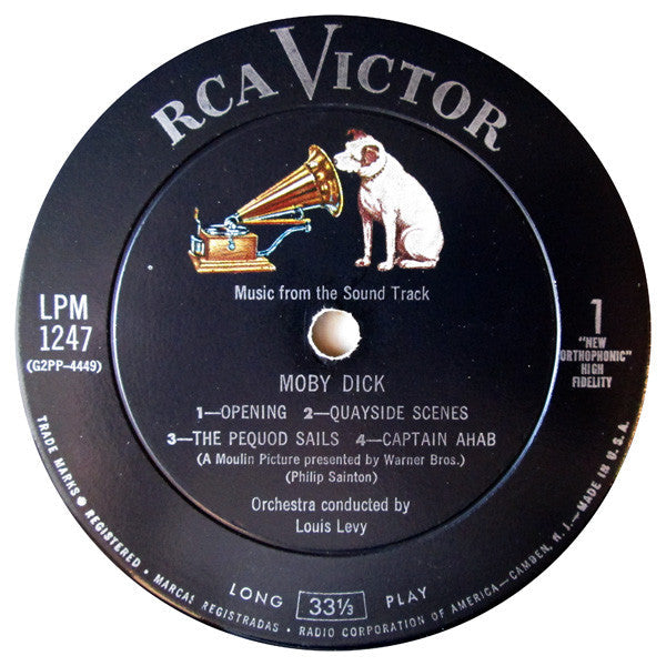 Moby Dick (Music From The Sound Track) (VG+) (Vinyl LP)
