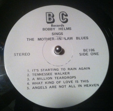 Helms, Bobby - Sings The Mother-In-Law Blues (VG) (Vinyl LP)