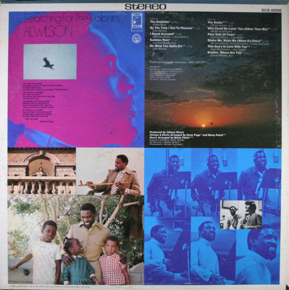Wilson, Al - Searching For The Dolphins (M) (Vinyl LP)