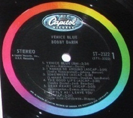 Darin, Bobby - Venice Blue (VG+) (Vinyl LP)